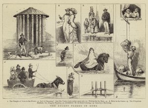The Recent Floods in Rome by Alfred Chantrey Corbould